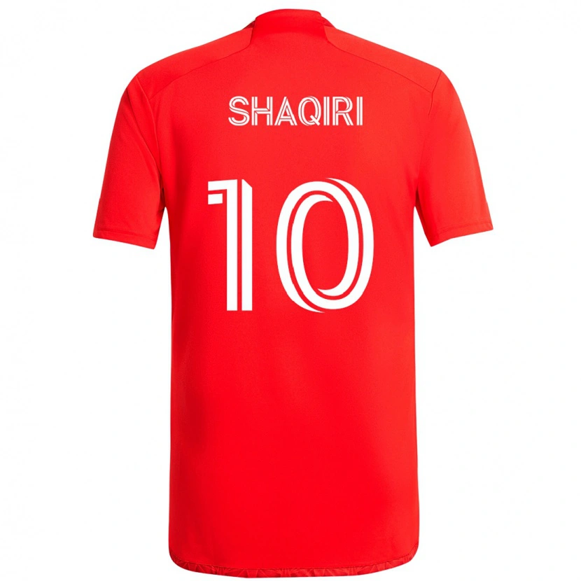 Danxen Hombre Camiseta Xherdan Shaqiri #10 Azul Celeste Claro Azul 1ª Equipación 2025/26 La Camisa