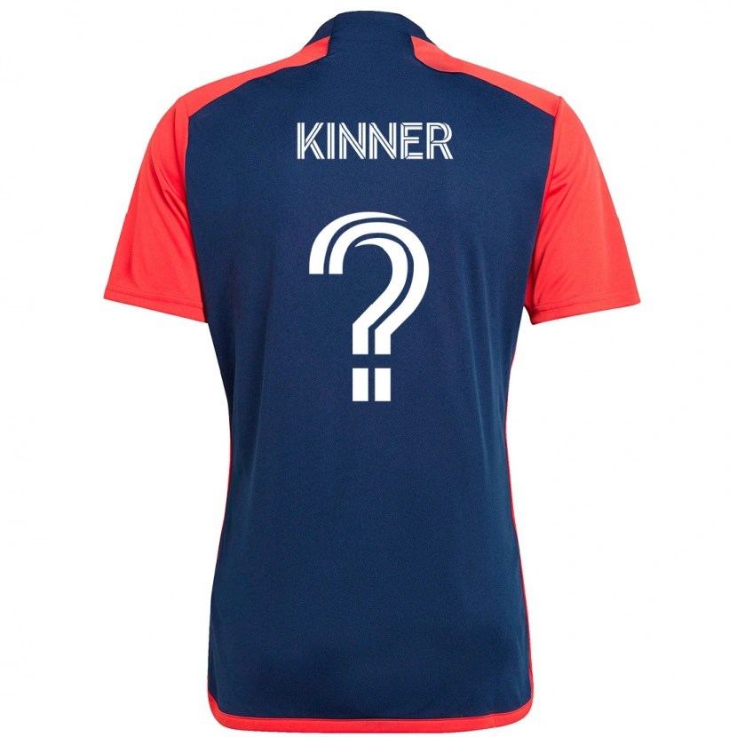 Danxen Hombre Camiseta Sage Kinner #0 Blanco Azul 1ª Equipación 2025/26 La Camisa