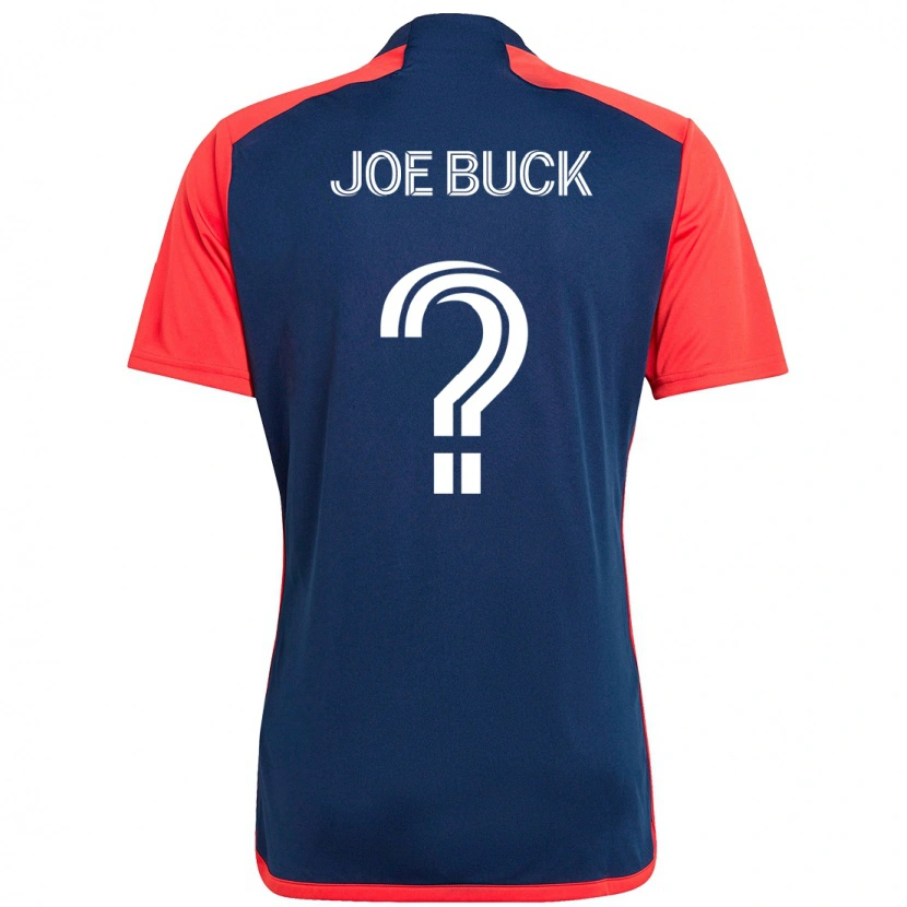 Danxen Hombre Camiseta Joe Buck #0 Blanco Azul 1ª Equipación 2025/26 La Camisa