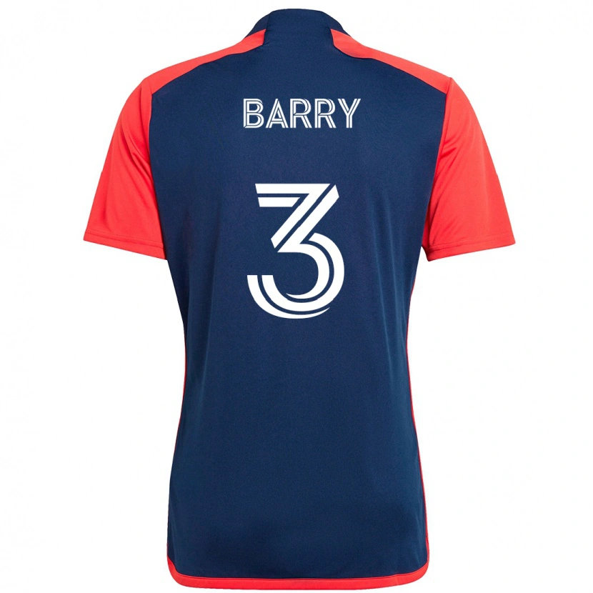 Danxen Hombre Camiseta Hesron Barry #3 Blanco Azul 1ª Equipación 2025/26 La Camisa