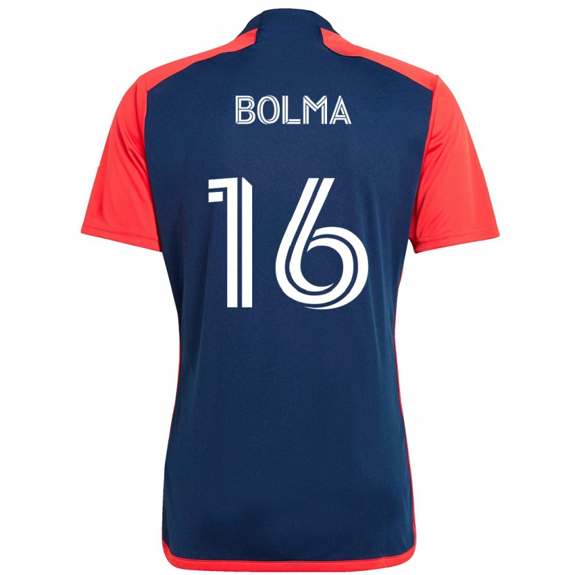 Danxen Hombre Camiseta Josh Bolma #16 Blanco Azul 1ª Equipación 2025/26 La Camisa