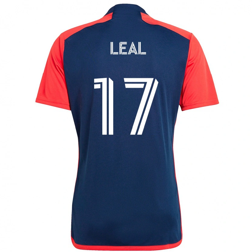 Danxen Hombre Camiseta Patrick Leal #17 Blanco Azul 1ª Equipación 2025/26 La Camisa