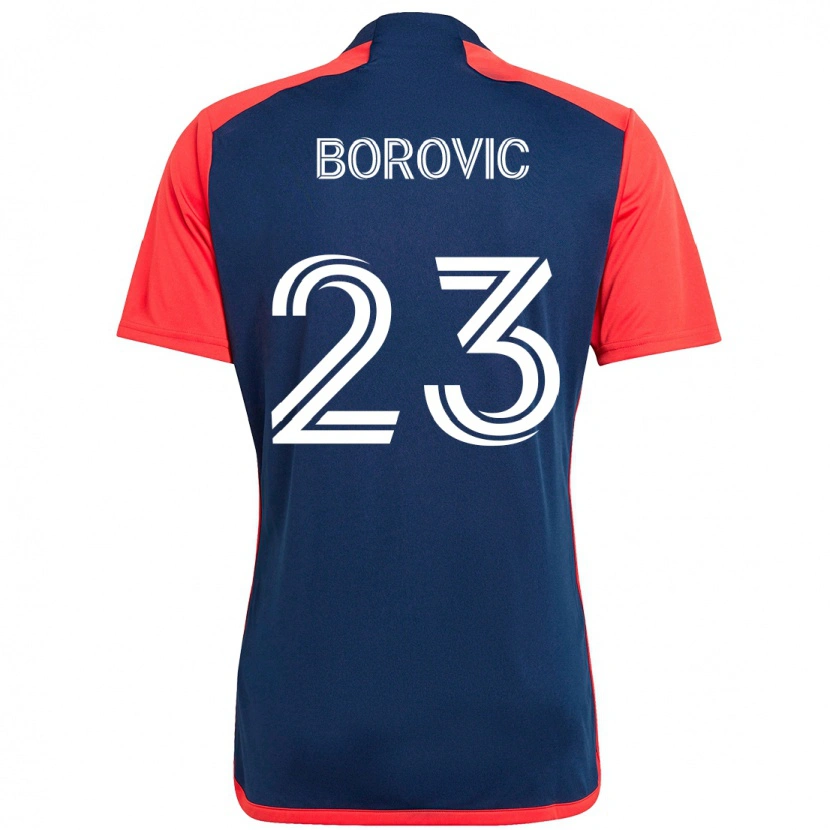 Danxen Hombre Camiseta Luka Borovic #23 Blanco Azul 1ª Equipación 2025/26 La Camisa