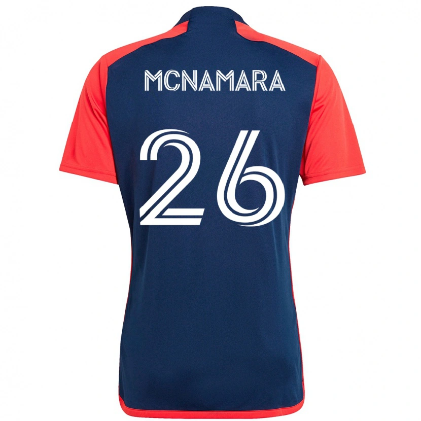 Danxen Hombre Camiseta Tommy Mcnamara #26 Azul Rojo 1ª Equipación 2025/26 La Camisa