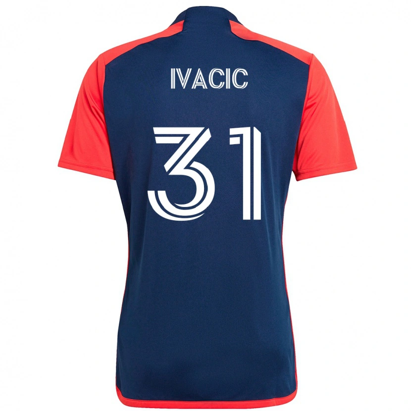 Danxen Hombre Camiseta Aljaz Ivacic #31 Blanco Azul 1ª Equipación 2025/26 La Camisa