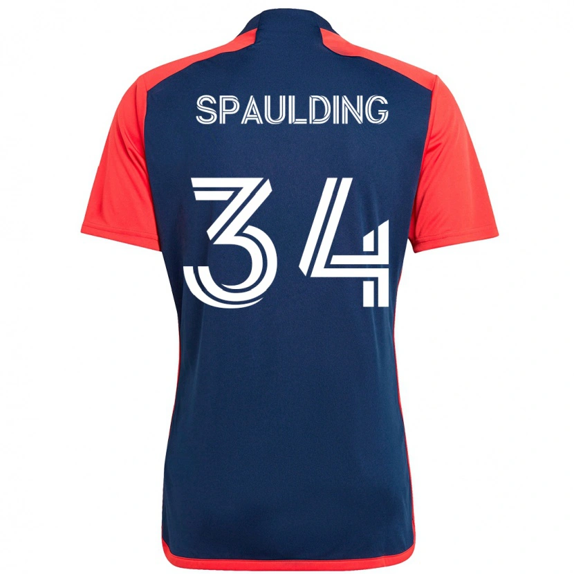 Danxen Hombre Camiseta Ryan Spaulding #34 Blanco Azul 1ª Equipación 2025/26 La Camisa