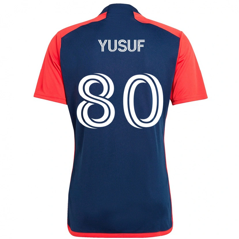 Danxen Hombre Camiseta Alhassan Yusuf #80 Blanco Azul 1ª Equipación 2025/26 La Camisa