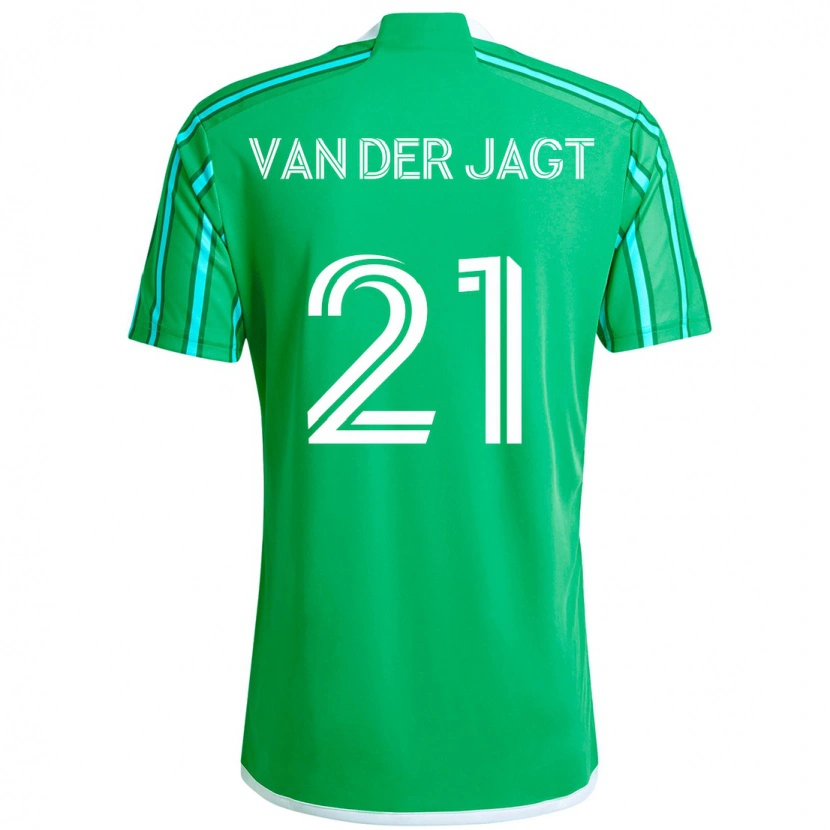Danxen Hombre Camiseta Olivia Van Der Jagt #21 Azul Claro 1ª Equipación 2025/26 La Camisa