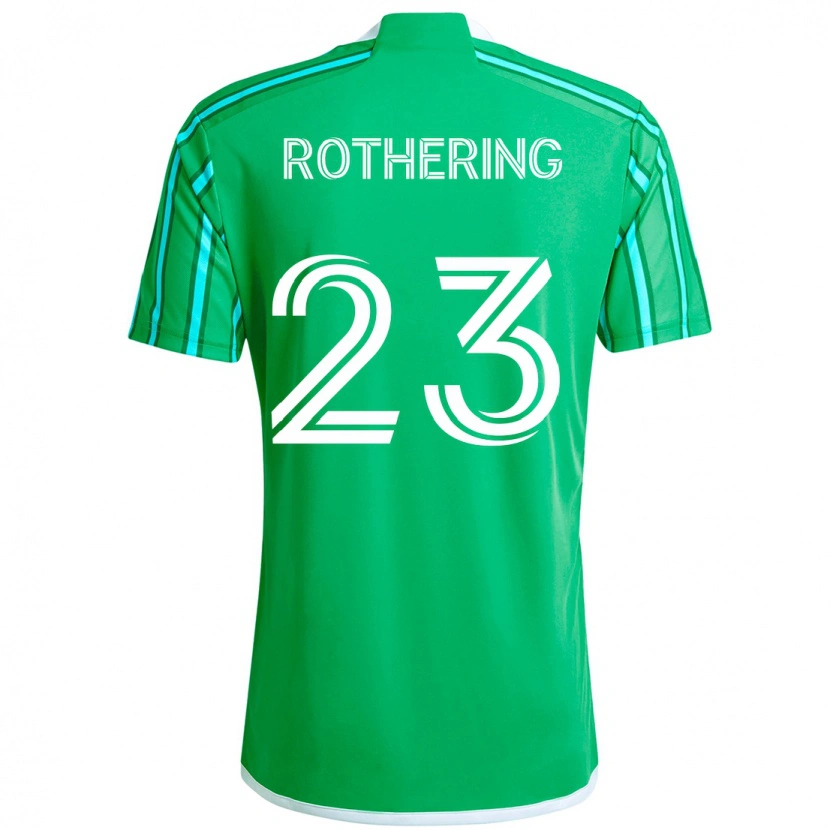 Danxen Hombre Camiseta Holly Rothering #23 Verde Blanco 1ª Equipación 2025/26 La Camisa
