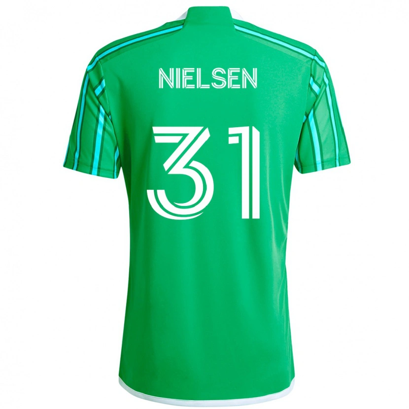 Danxen Hombre Camiseta Madeline Nielsen #31 Azul Claro 1ª Equipación 2025/26 La Camisa