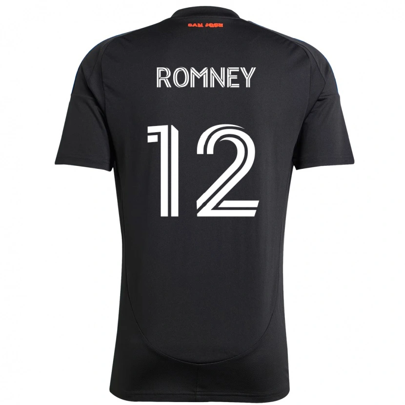 Danxen Hombre Camiseta Dave Romney #12 Blanco Rojo 1ª Equipación 2025/26 La Camisa