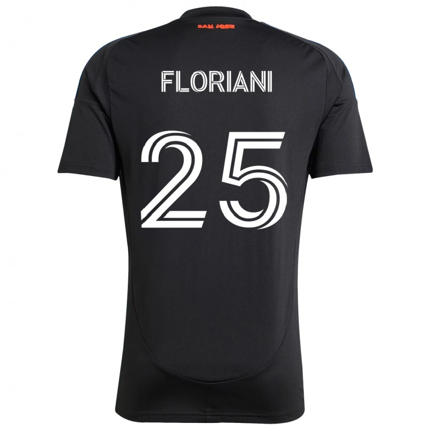 Danxen Hombre Camiseta Max Floriani #25 Blanco Rojo 1ª Equipación 2025/26 La Camisa