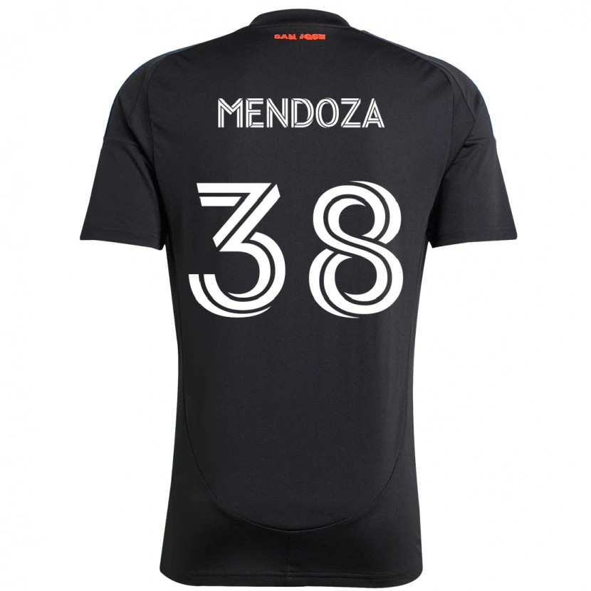 Danxen Hombre Camiseta Edwyn Mendoza #38 Blanco Rojo 1ª Equipación 2025/26 La Camisa