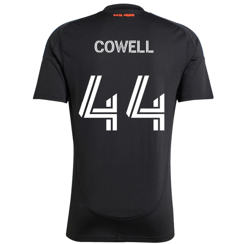 Danxen Hombre Camiseta Chance Cowell #44 Blanco Rojo 1ª Equipación 2025/26 La Camisa