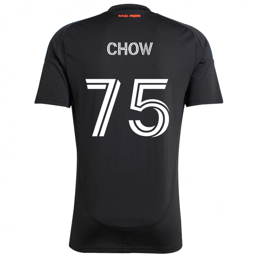 Danxen Hombre Camiseta Alex Chow #75 Blanco Rojo 1ª Equipación 2025/26 La Camisa
