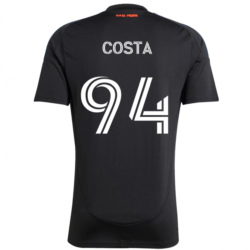 Danxen Hombre Camiseta Vítor Costa #94 Blanco Rojo 1ª Equipación 2025/26 La Camisa