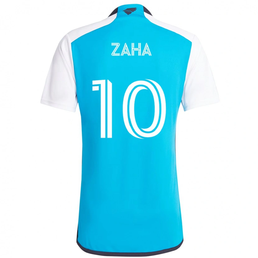 Danxen Hombre Camiseta Wilfried Zaha #10 Negro Blanco 1ª Equipación 2025/26 La Camisa