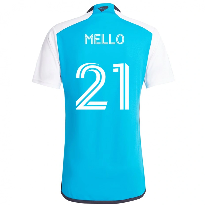 Danxen Hombre Camiseta Vinicius Mello #21 Negro Blanco 1ª Equipación 2025/26 La Camisa