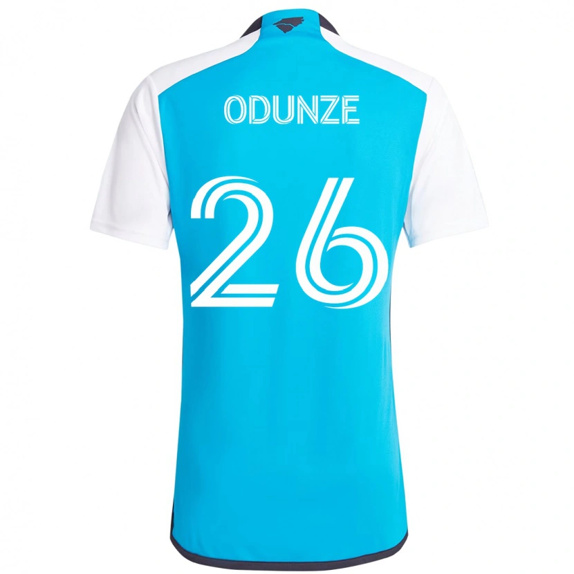 Danxen Hombre Camiseta Chituru Odunze #26 Negro Blanco 1ª Equipación 2025/26 La Camisa