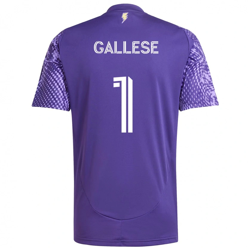 Danxen Hombre Camiseta Pedro Gallese #1 Blanco Morado 1ª Equipación 2025/26 La Camisa