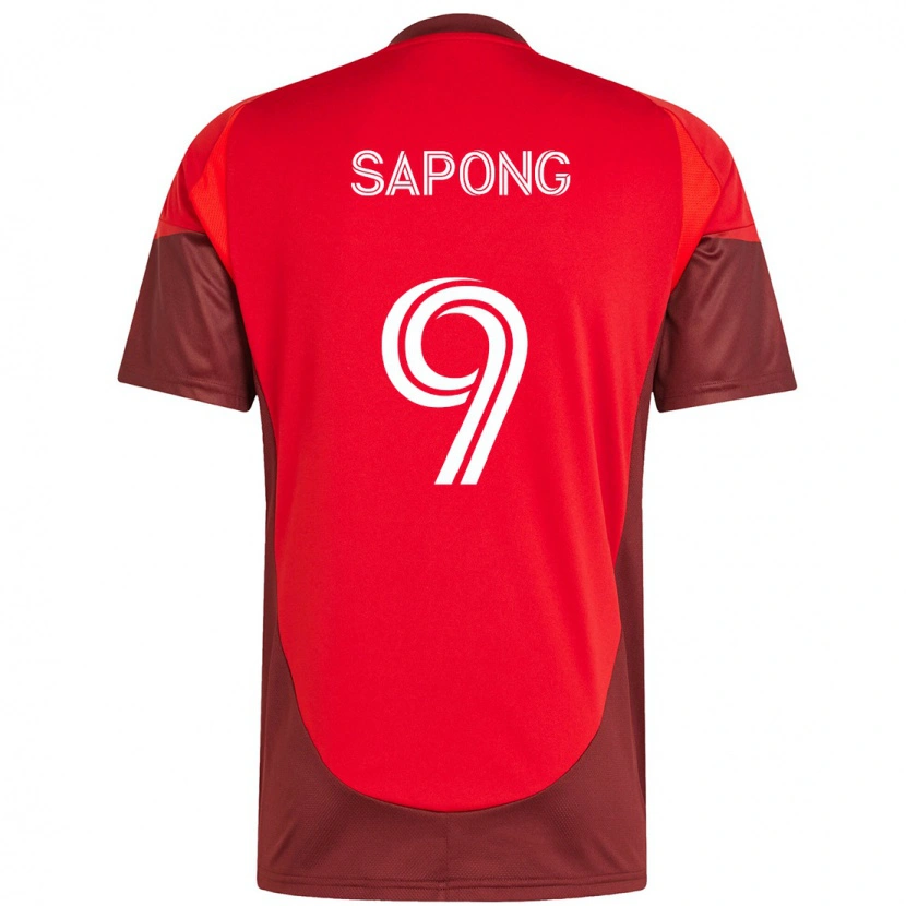 Danxen Hombre Camiseta C.j. Sapong #9 Blanco Rojo 1ª Equipación 2025/26 La Camisa