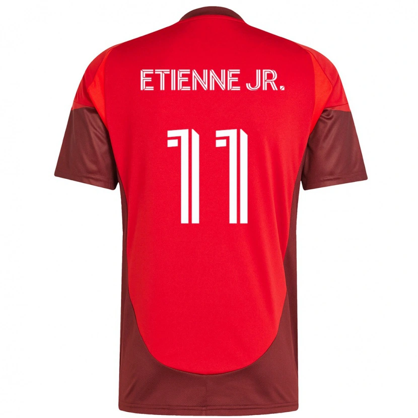 Danxen Hombre Camiseta Derrick Etienne Jr. #11 Blanco Rojo 1ª Equipación 2025/26 La Camisa