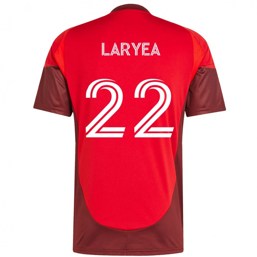 Danxen Hombre Camiseta Richie Laryea #22 Blanco Rojo 1ª Equipación 2025/26 La Camisa