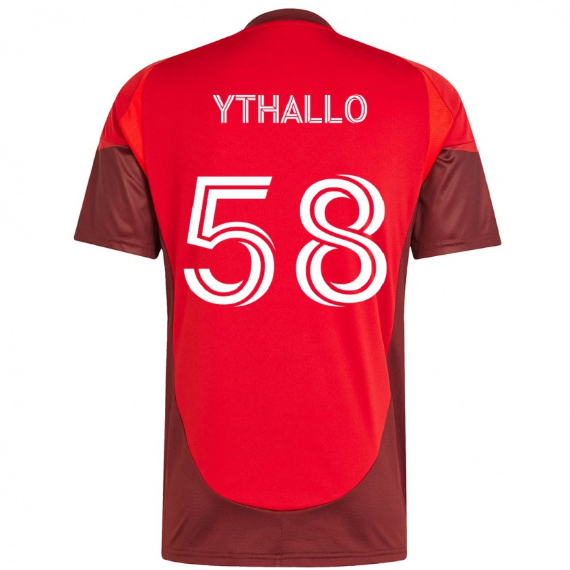 Danxen Hombre Camiseta Ythallo #58 Blanco Rojo 1ª Equipación 2025/26 La Camisa