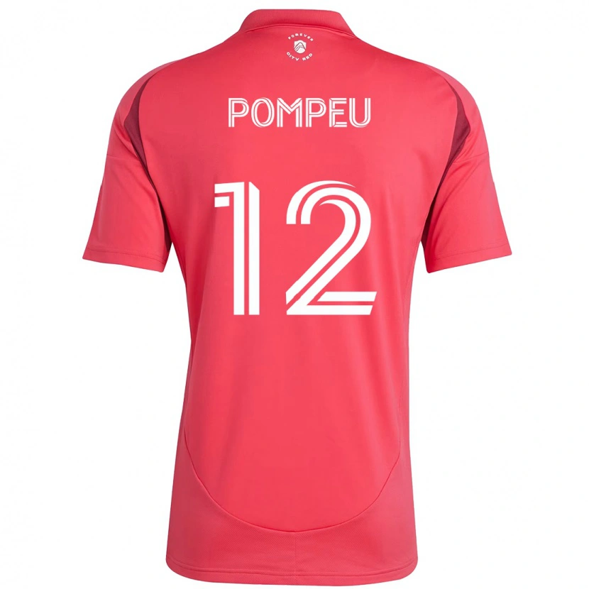 Danxen Hombre Camiseta Célio Pompeu #12 Blanco Magenta 1ª Equipación 2025/26 La Camisa
