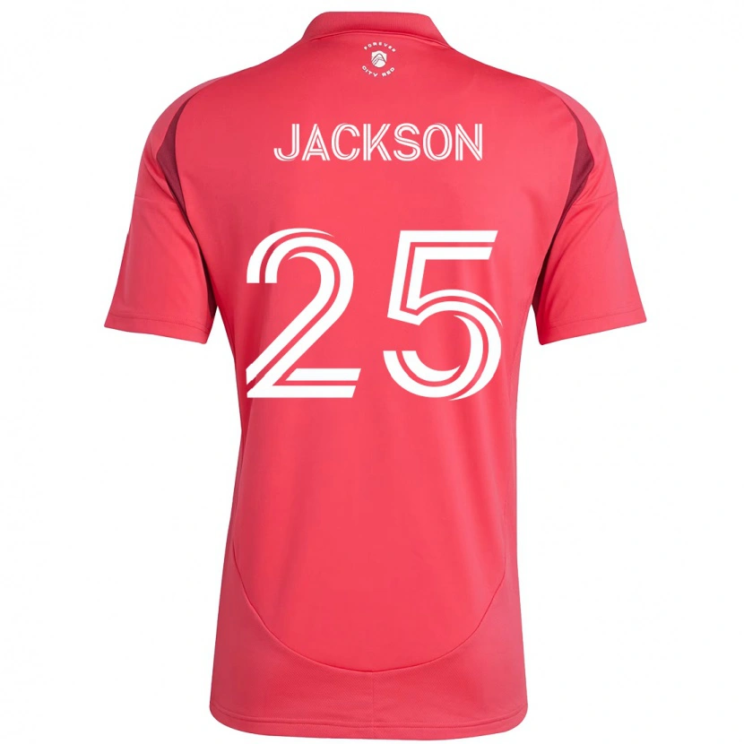 Danxen Hombre Camiseta Aziel Jackson #25 Blanco Magenta 1ª Equipación 2025/26 La Camisa