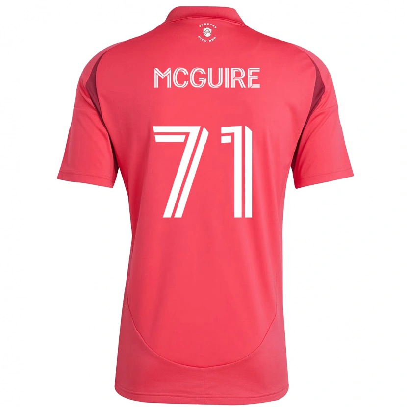 Danxen Hombre Camiseta Nolan Mcguire #71 Blanco Magenta 1ª Equipación 2025/26 La Camisa