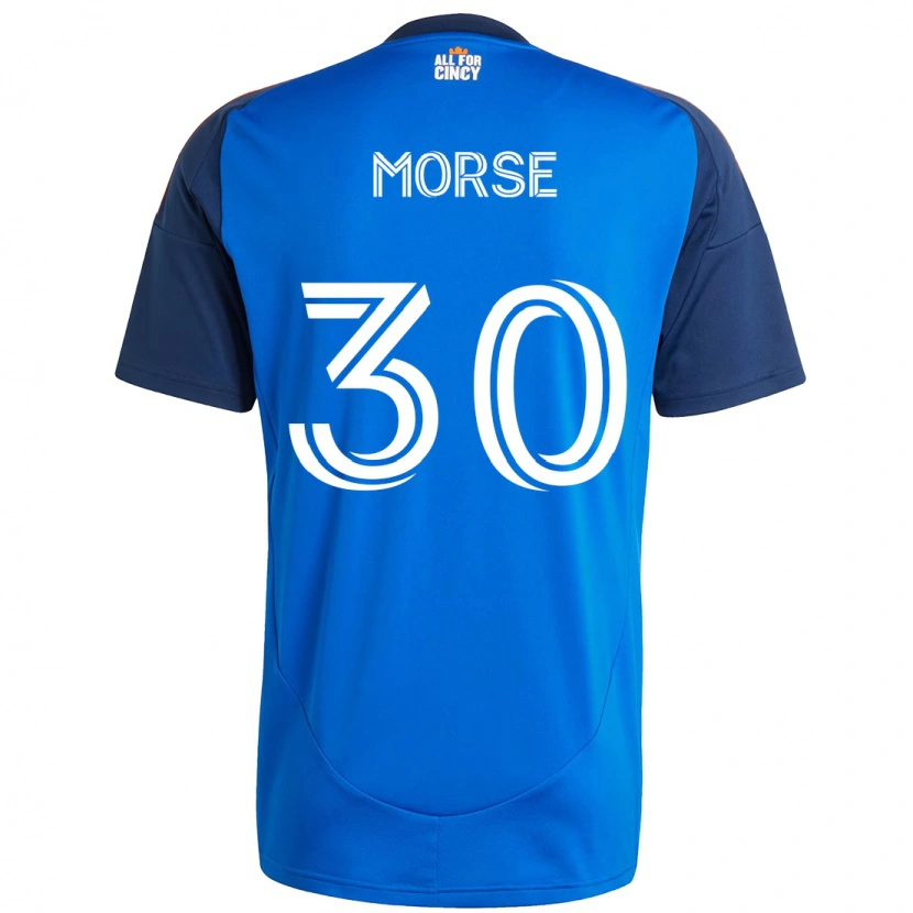 Danxen Hombre Camiseta Hunter Morse #30 Blanco Azul Naranja 1ª Equipación 2025/26 La Camisa