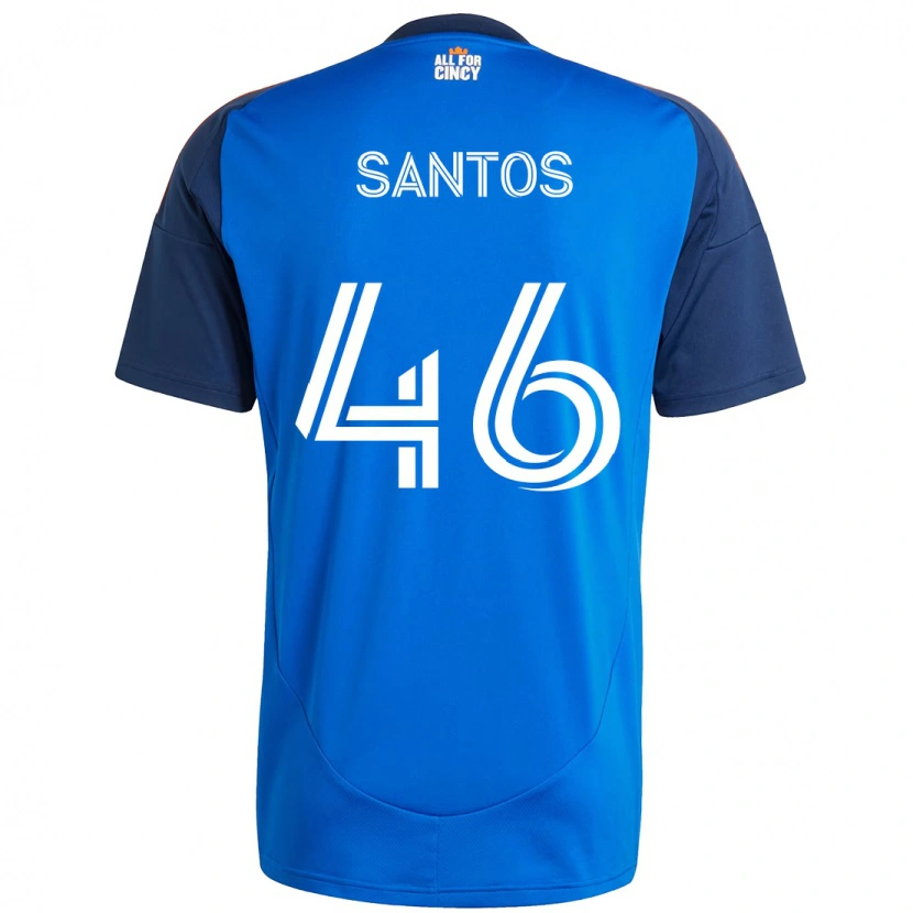 Danxen Hombre Camiseta Guilherme Santos #46 Blanco Azul Naranja 1ª Equipación 2025/26 La Camisa
