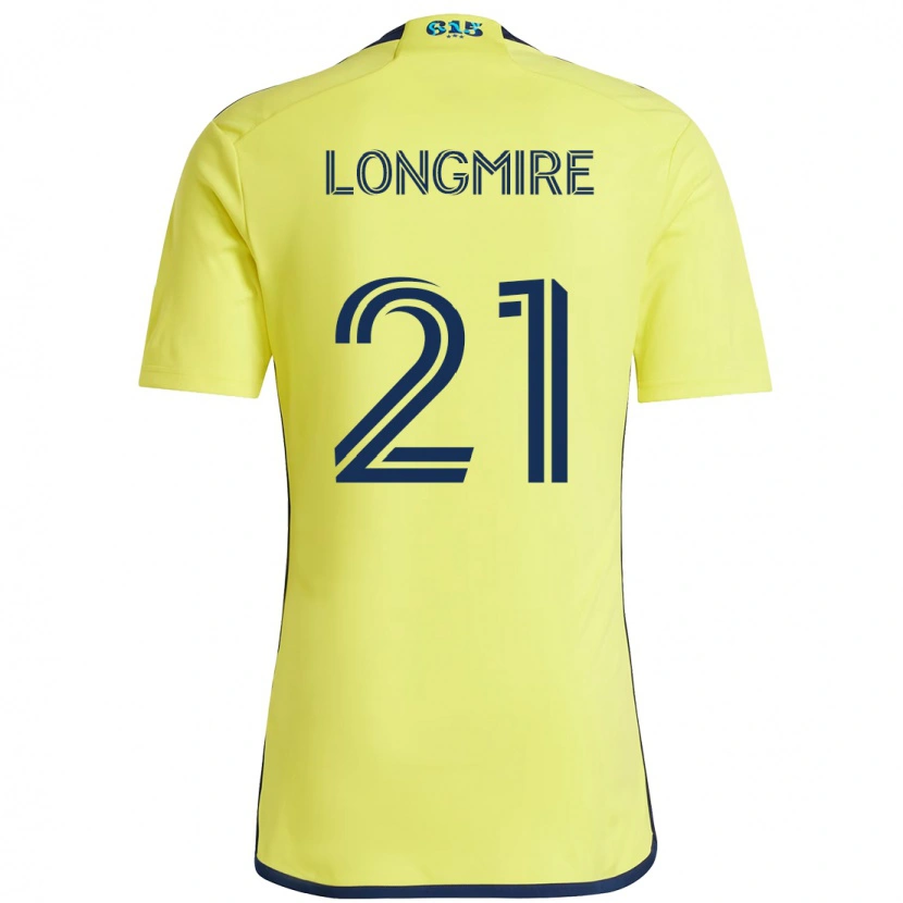 Danxen Hombre Camiseta Ahmed Longmire #21 Azul Marino Amarillo 1ª Equipación 2025/26 La Camisa