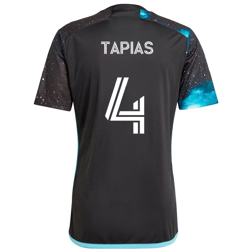Danxen Hombre Camiseta Miguel Tapias #4 Azul Celeste 1ª Equipación 2025/26 La Camisa