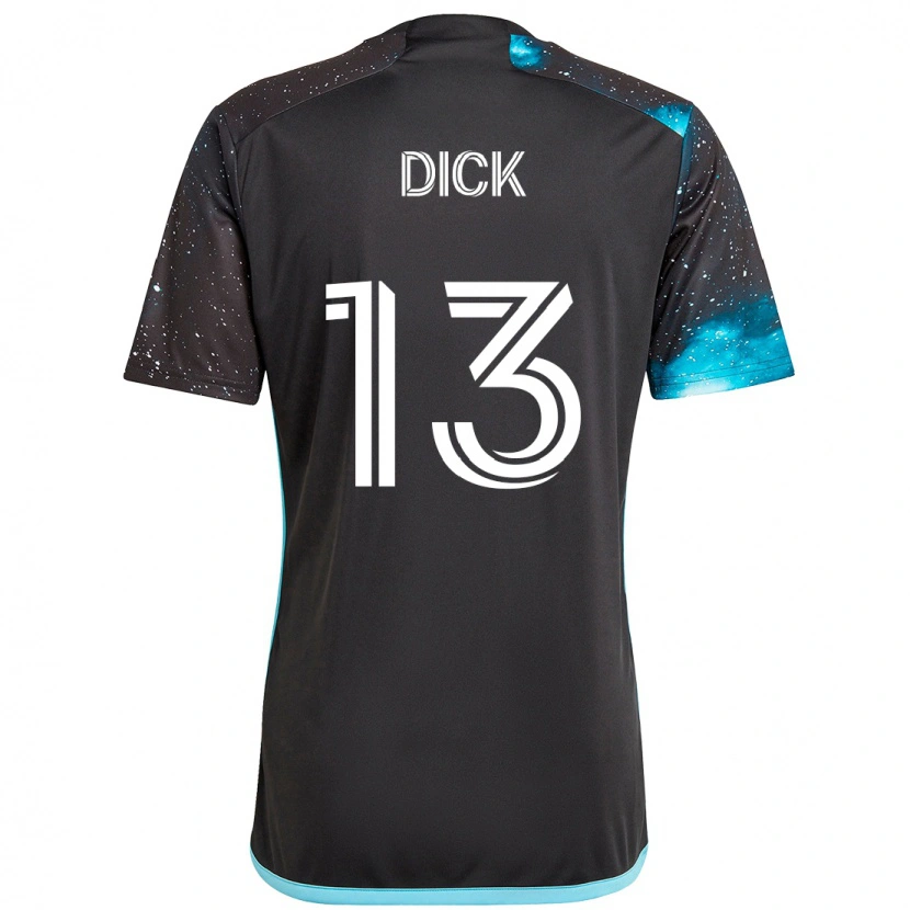 Danxen Hombre Camiseta Eric Dick #13 Azul Celeste 1ª Equipación 2025/26 La Camisa