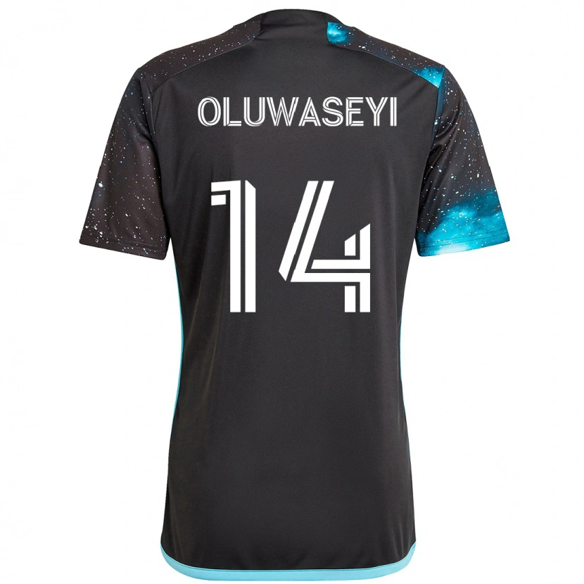 Danxen Hombre Camiseta Tani Oluwaseyi #14 Azul Celeste 1ª Equipación 2025/26 La Camisa