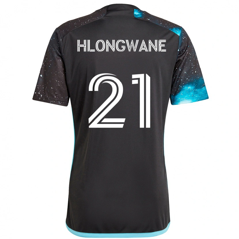 Danxen Hombre Camiseta Bongokuhle Hlongwane #21 Azul Celeste 1ª Equipación 2025/26 La Camisa