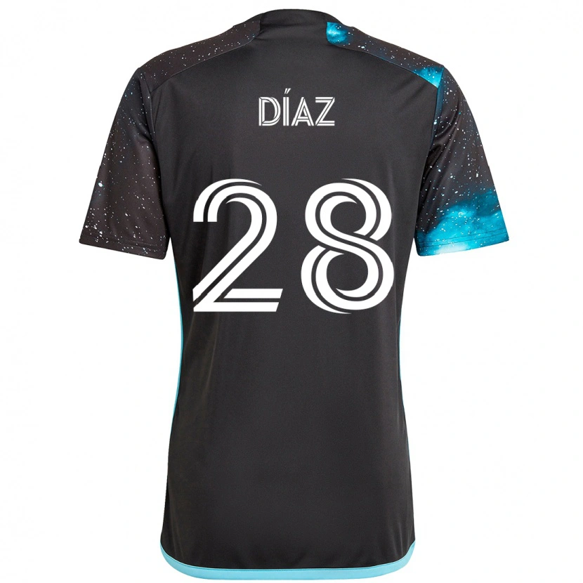 Danxen Hombre Camiseta Jefferson Díaz #28 Azul Celeste 1ª Equipación 2025/26 La Camisa