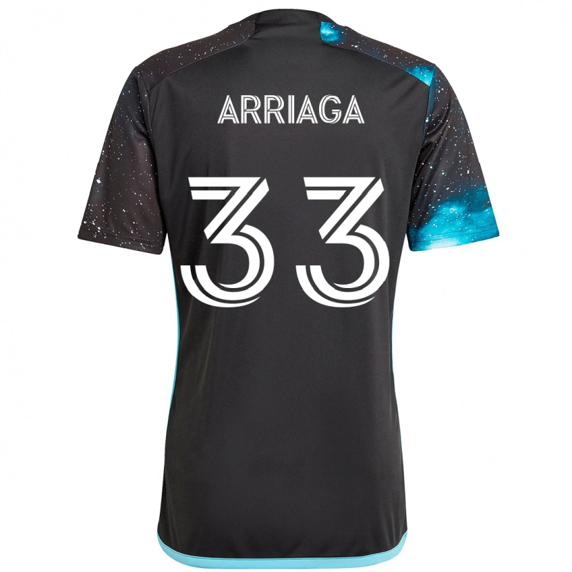 Danxen Hombre Camiseta Kervin Arriaga #33 Azul Celeste 1ª Equipación 2025/26 La Camisa