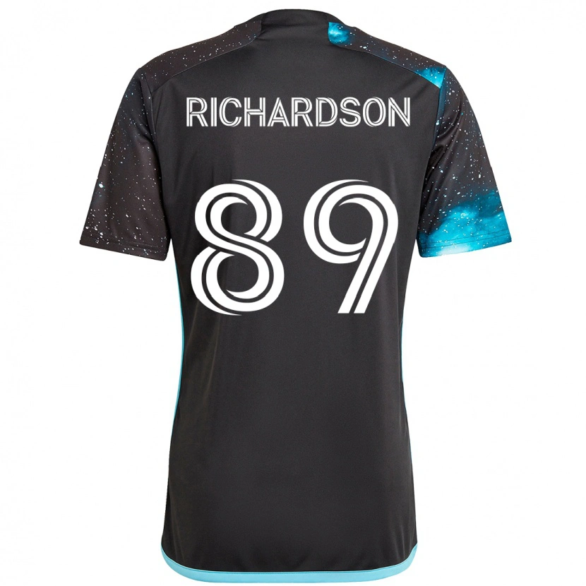 Danxen Hombre Camiseta Nick Richardson #89 Azul Celeste 1ª Equipación 2025/26 La Camisa