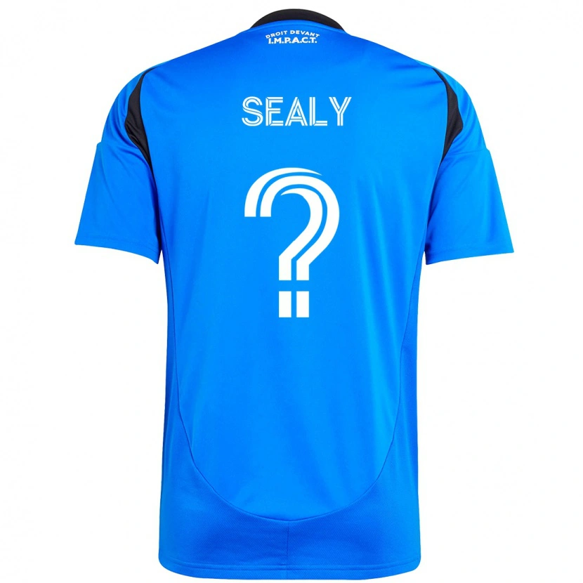 Danxen Hombre Camiseta Dante Sealy #0 Azul Oscuro Negro 1ª Equipación 2025/26 La Camisa