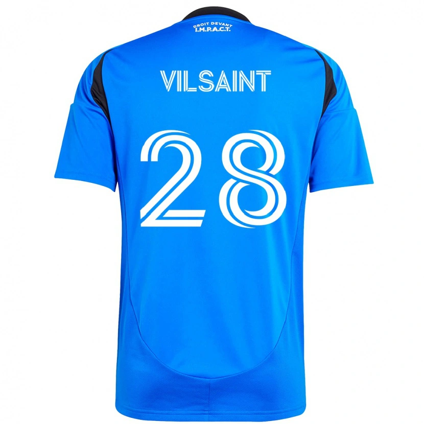 Danxen Hombre Camiseta Jules-Anthony Vilsaint #28 Azul Oscuro Negro 1ª Equipación 2025/26 La Camisa