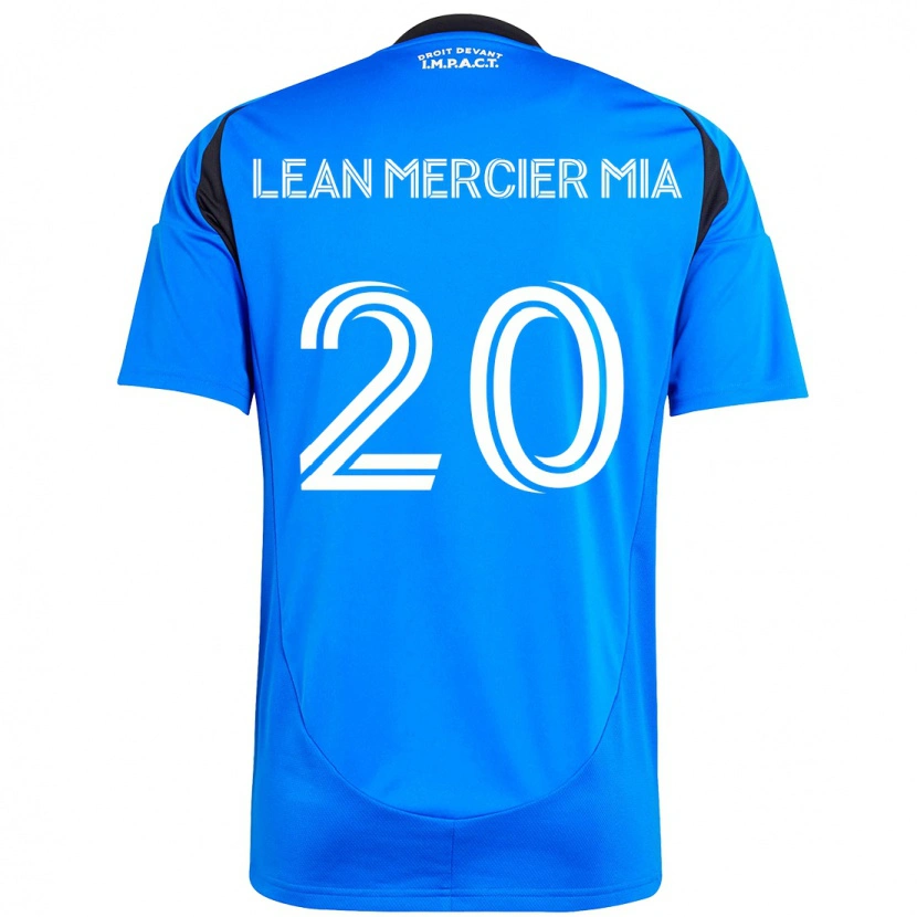 Danxen Hombre Camiseta Mc Lean Mercier Mia #20 Azul Oscuro Negro 1ª Equipación 2025/26 La Camisa