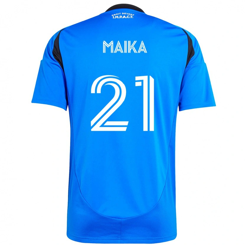 Danxen Hombre Camiseta Pouliot Maika #21 Azul Oscuro Negro 1ª Equipación 2025/26 La Camisa