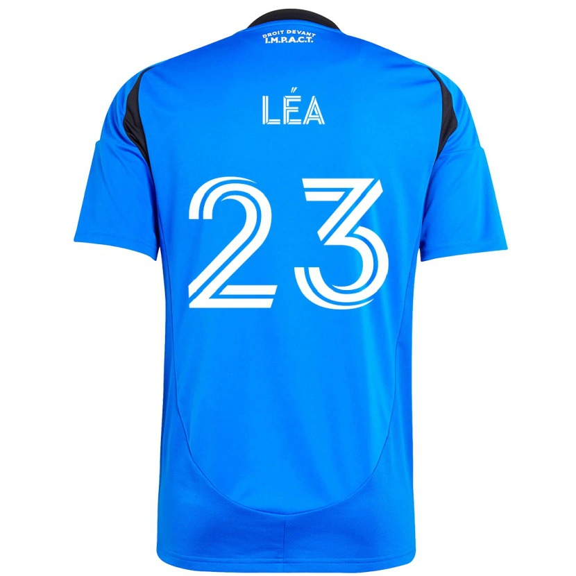 Danxen Hombre Camiseta Jacques Léa #23 Azul Oscuro Negro 1ª Equipación 2025/26 La Camisa