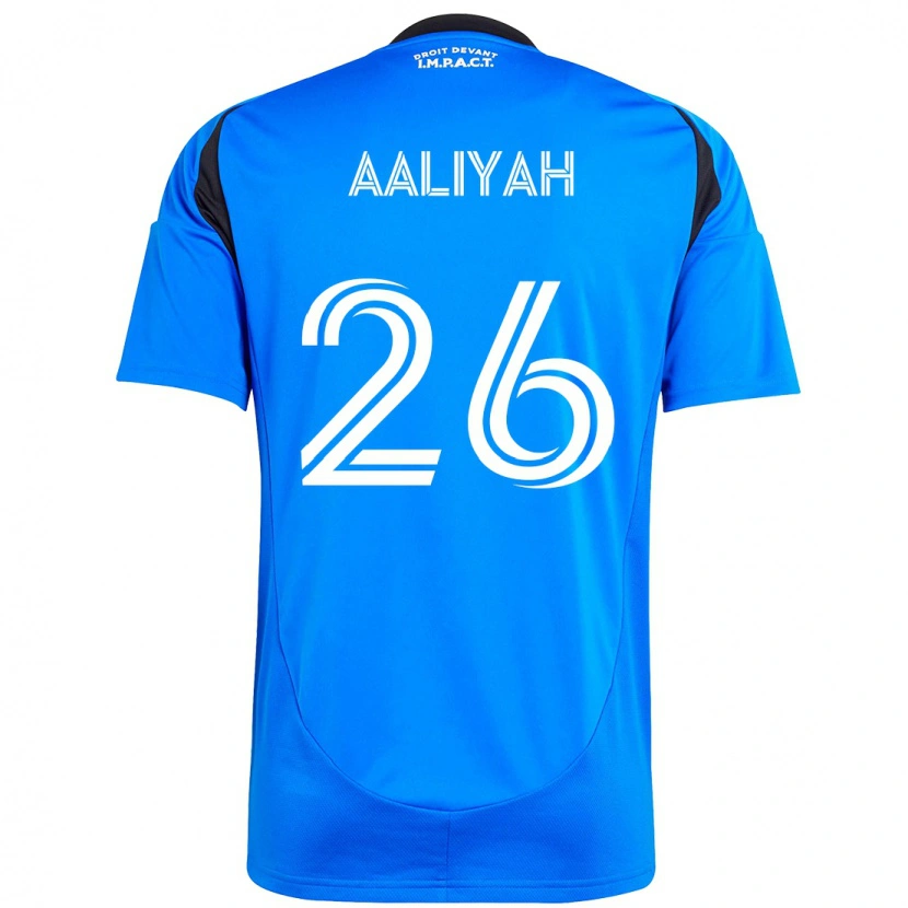 Danxen Hombre Camiseta Picquet Aaliyah #26 Azul Oscuro Negro 1ª Equipación 2025/26 La Camisa