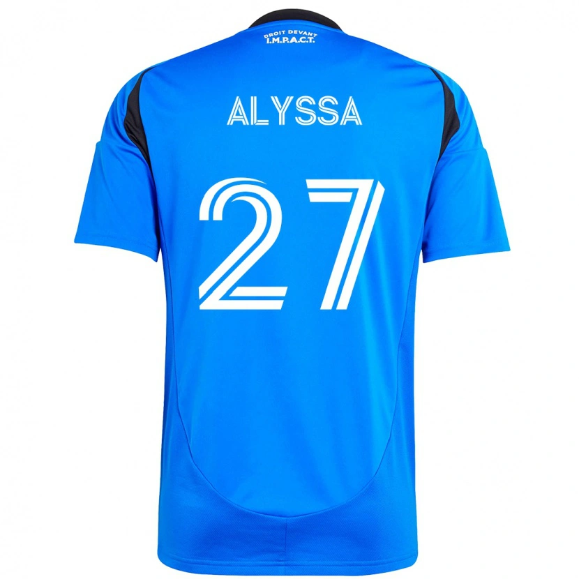 Danxen Hombre Camiseta Garreaud Alyssa #27 Azul Oscuro Negro 1ª Equipación 2025/26 La Camisa