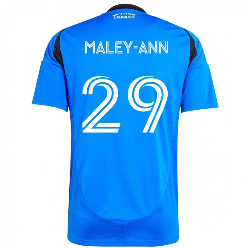 Danxen Hombre Camiseta Caron Maley-Ann #29 Azul Oscuro Negro 1ª Equipación 2025/26 La Camisa