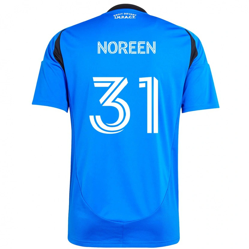 Danxen Hombre Camiseta Tijhof Noreen #31 Azul Oscuro Negro 1ª Equipación 2025/26 La Camisa